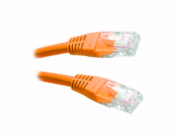 XtendLan Patch kabel Cat 5e UTP 1m - oranžový