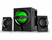 FENDA F&D repro A140X/ 2.1/ 37W/ černé/ BT4.0/ FM rádio/ USB přehrávání/ dálkové ovládání