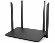 THOMSON dvoupásmový router THWR 1200/ Wi-Fi 802.11a/b/g/n/ac/ 1200 Mbit/s/ 2,4GHz a 5GHz/ 4x LAN/ 1x WAN/ 1x USB/ černý