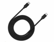 CANYON kabel UC-12, USB-C – USB-C (100W, 20V/5A) 2m, černá