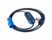 Akyga nabíjecí kabel CEE 3-pin Typ 2 LCD displej 7,2kW 32A 5m Akyga Kabel pro elektromobily CEE 3-pin Type2 LCD 32A 5m