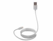 CANYON nabíjecí kabel Lightning MFI-1, kompaktní, Apple certifikát, délka 1m, bílá