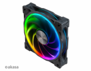 AKASA ventilátor SOHO AR14, 14cm ARGB PWM fan with advanced blade design