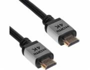 Akyga Kabel HDMI 2.0 (M), Full HD/4K 18Gbps, černý 3m