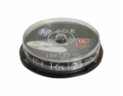 Blu-ray BD-R SL HP 25GB 6x 10-cake