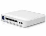 UBNT USW-Enterprise-8-PoE [8x 2.5G RJ45, 2x 10G SFP+, 120W PoE budget, PoE+ 802.3af/at, 1,3" dotykový displej]