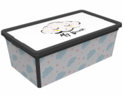 Box úložný CUTE SKY 5 l/19x33,5x11,5 cm s víkem