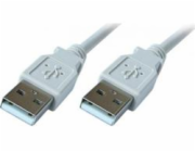 PremiumCord KU2AA3 Kábel USB 2.0, A-A, 3m, šedý