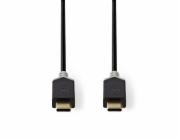 Nedis CCBW64750AT10 - Kabel USB 3.1 (Gen2) | Typ-C Zástrčka - Typ-C Zástrčka | 1 m | Antracit