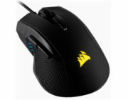 CORSAIR Ironclaw/Herní/Optická/Pro praváky/18 000 DPI/Drátová USB/Černá