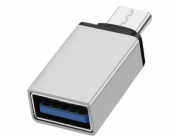 XtendLan Adaptér USB C (M) na USB 3.0 (F), OTG  - dovoluje připojení flash disků, klávesnic atd. k mobilním telefonům