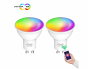 Smart sada LED žárovek GU10 4,5W RGB Nous P8/2pack WiFi Tuya NOUS P8 WiFi Tuya RGB GU10 2Ks