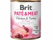 Brit Brit Pate & Meat Dog Puppy puszka 800g