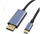 PremiumCord ku31DP09 PremiumCord kabel USB-C na DisplayPort DP1.4 8K@60Hz a 4k@120Hz 2m