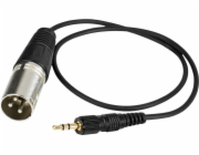 CKMOVA AC-TLX - CABLE WITH SCREW-ON 3.5MM TRS - XLR MALE