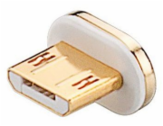 Gembird micro USB - magnetický konektor Sony White Gold (77550)