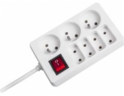 Rebel Power Strip 7 3 m White Sockets (URZ3053-3B)