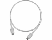 SilverStone USB-C - USB-C kabel USB 1 m Bílá (52037)