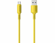 Somostel USB kabel USB-A - microUSB 1,2 m žlutý (SMS-BP06 USB - micro USB žlutý)