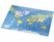 Esselte Underlay World Map 400 x 530 mm (32184)