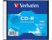 VERBATIM CD-R 700MB, 52 Extra Prot. Slim Box