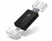 Connect IT CFF-1020-BK CONNECT IT USB-C/USB-A čtečka karet