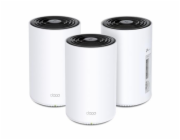 WiFi router TP-Link Deco PX50(3-pack) AX3000 + G15000, WiFi 6E, 1x 2.5GLAN, 2x GLAN / 574Mbps 2,4GHz/ 2402Mbps 5GHz