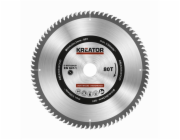 Pilový kotouč Kreator KRT020428 - na dřevo 254mm, 80T 