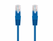 C-TECH CB-PP5-1B patch, Cat5e, UTP, 1m, modrý C-TECH Kabel patchcord Cat5e, UTP, modrý, 1m