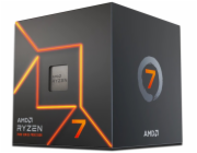 AMD Ryzen 7 7700 100-100000592BOX CPU AMD RYZEN 7 7700, 8-core, 3.8GHz, 40MB cache, 65W, socket AM5, BOX