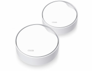 TP-Link Deco X50-PoE (2-pack) WiFi6 Mesh (AX3000,2,4GHz/5GHz,1x2,5GbELAN/WAN,1xGbELAN/WAN,1xPoE)