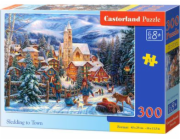 Castorland Puzzle Sáňkování do města 300 dílků (215821)