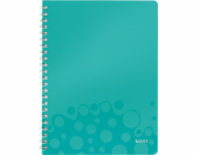 Leitz tyrkysový notebook WOW A4 (46380051)