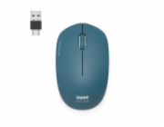 PORT CONNECT Wireless COLLECTION, bezdrátová myš, USB-A a USB-C dongle, 2.4Ghz, 1600DPI, safírová