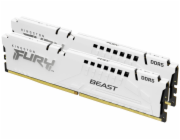 KINGSTON DIMM DDR5 64GB (Kit of 2) 5200MT/s CL40 FURY Beast Bílá XMP