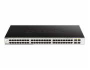 D-Link DGS-1210-52/ME/E 48-Port 10/100/1000BASE-T + 4-Port 1 Gbps SFP Ports Metro Ethernet