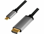 Kabel USB-C do HDMI, 4K 60Hz aluminiowy 1.8m 