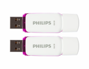 Philips USB 2.0 2-Pack      64GB Snow Edition Magic Purple FM64FD70D/00