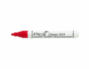 Pica Classic Industrial Paint Marker, 2-4mm bullet tip, red