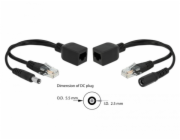 DeLOCK Passives PoE Adapter Set RJ-45 > DC 5,5 x 2,5mm