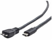 Gembird USB-C - microUSB kabel 1m černý (CCP-USB3-MBMCM-1M)