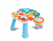 Dětské hrající edukační chodítko 2v1 Toyz Spark turquoise