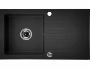 DEANTE ZORBA 1-Chamber Sink s darcerem 76 x 44 cm grafit (ZQZ 21113)