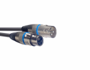 Stagg SMC1 BL, mikrofonní kabel XLR/XLR, 1m, modré kroužky