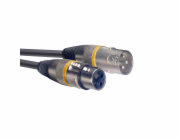 Stagg SMC1 YW, mikrofonní kabel XLR/XLR, 1m, žluté kroužky