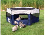 Trixie Portable Playpen pro malá zvířata 130x55cm Navy Blue/Grey