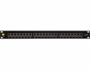 NetRack Patch Panel 19 24-Ports Cat. 6A FTP (104-19)