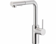 KFA KFA Duero Základní kuchyňská baterie Kitchen Faucet stojící s výtokem a 2 funkční výtoky, inox