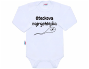 Body s potiskem New Baby Oteckova najrýchlejšia