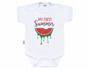 Body s potiskem New Baby My first Summer